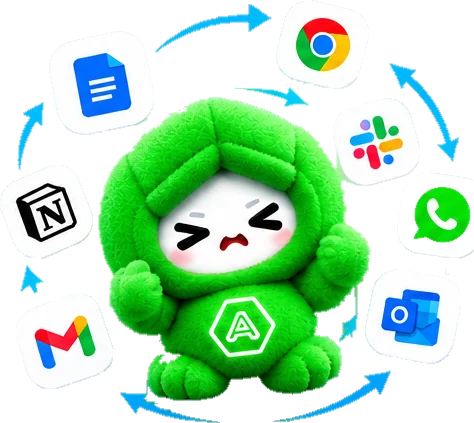 Green AiMi dizzy from switching between apps